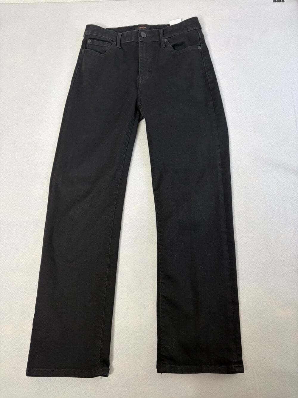 Quince Black Straight Leg Jeans for Women